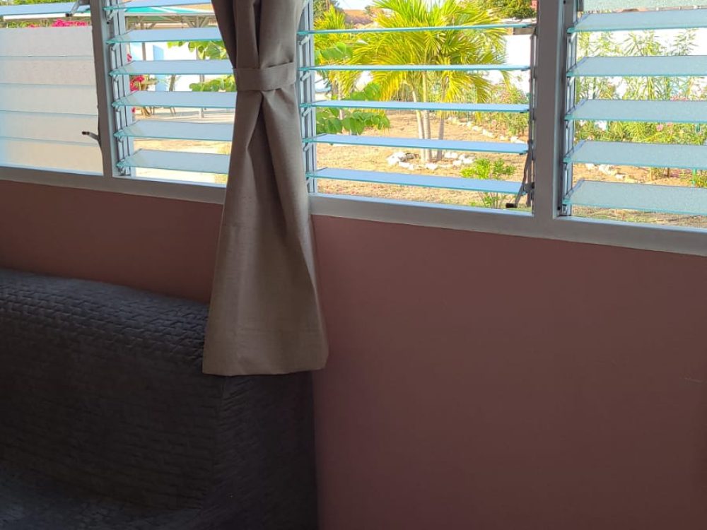 pink room window view